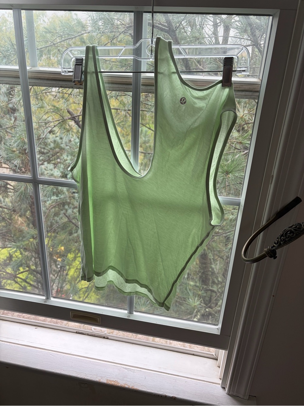 lululemon athletica Light Sage Green Tank Top